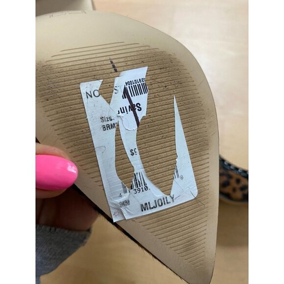 MARC Fisher BNWT "Joily" slingback pump women NEW animal print - Picture 9 of 10